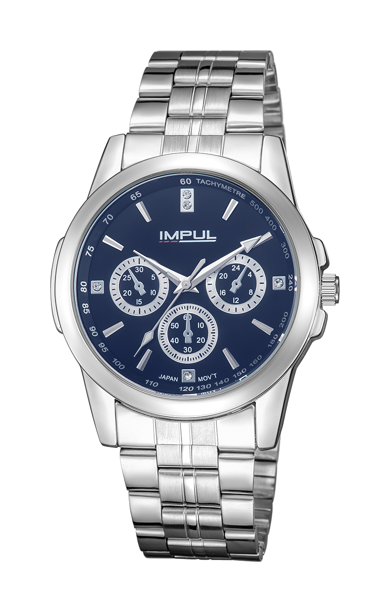 IMPUL Classic Gent silver blue