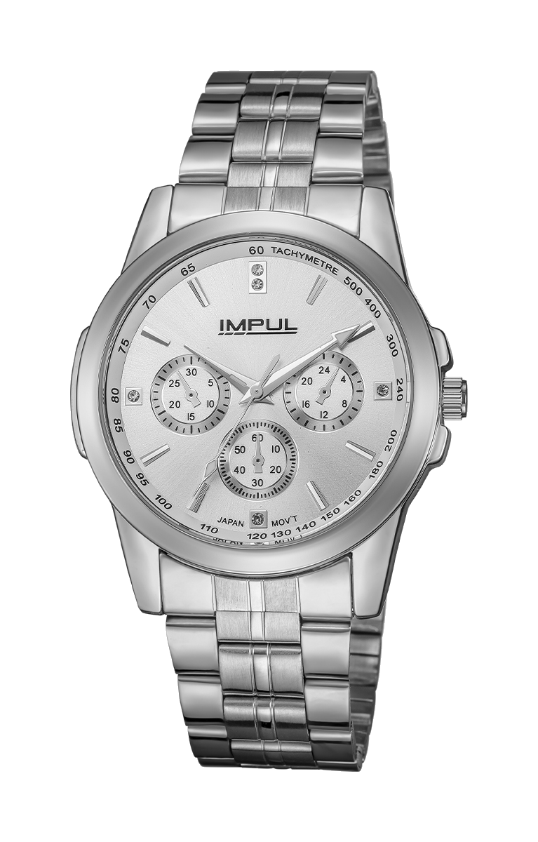 IMPUL Classic Gent silver white
